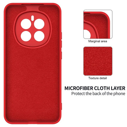 For Honor Magic7 5G Liquid Silicone Case Phone Back Cover with Hand Strap