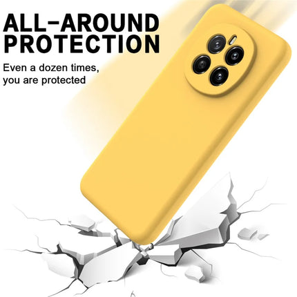 For Honor Magic7 5G Liquid Silicone Case Phone Back Cover with Hand Strap
