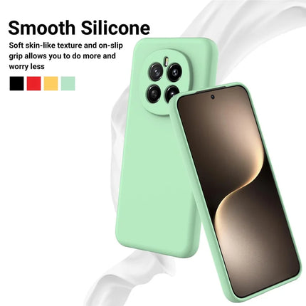 For Honor Magic7 5G Liquid Silicone Case Phone Back Cover with Hand Strap