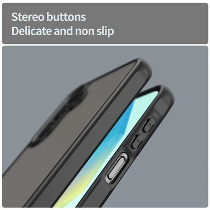 For Samsung Galaxy A16 5G / A16 4G Phone Case Drop Proof Airbags Frosted Translucent PC + TPU Back Cover
