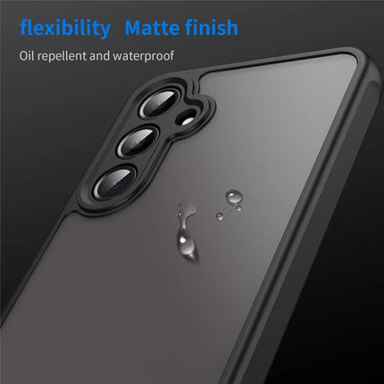 For Samsung Galaxy A16 5G / A16 4G Phone Case Drop Proof Airbags Frosted Translucent PC + TPU Back Cover