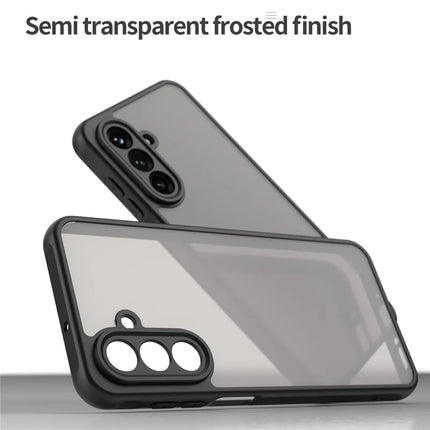 For Samsung Galaxy A26 5G Phone Case Drop Proof Airbags Frosted Translucent PC + TPU Back Cover