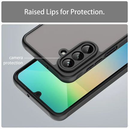 For Samsung Galaxy A26 5G Phone Case Drop Proof Airbags Frosted Translucent PC + TPU Back Cover