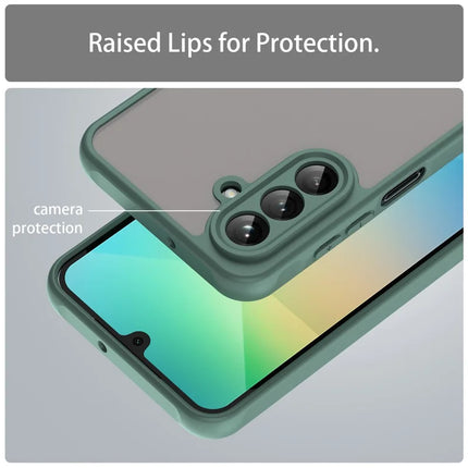 For Samsung Galaxy A26 5G Phone Case Drop Proof Airbags Frosted Translucent PC + TPU Back Cover