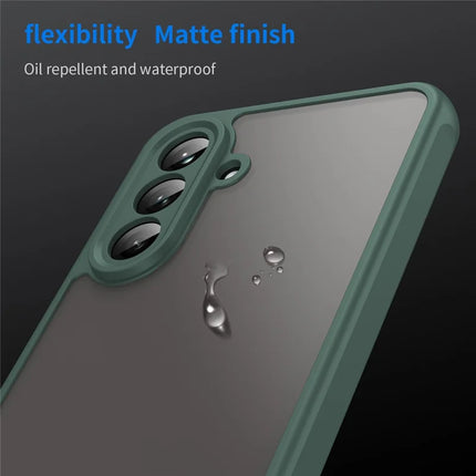 For Samsung Galaxy A26 5G Phone Case Drop Proof Airbags Frosted Translucent PC + TPU Back Cover