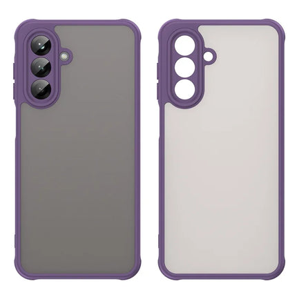 For Samsung Galaxy A26 5G Phone Case Drop Proof Airbags Frosted Translucent PC + TPU Back Cover