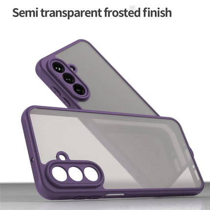 For Samsung Galaxy A26 5G Phone Case Drop Proof Airbags Frosted Translucent PC + TPU Back Cover