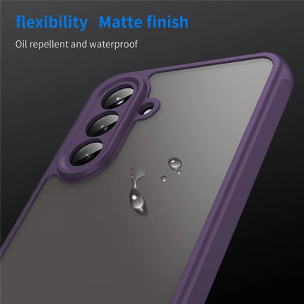 For Samsung Galaxy A26 5G Phone Case Drop Proof Airbags Frosted Translucent PC + TPU Back Cover