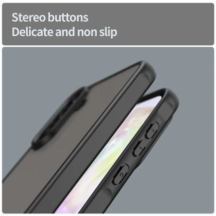 For Samsung Galaxy A36 5G Phone Case Drop Proof Airbags Frosted Translucent PC + TPU Back Cover