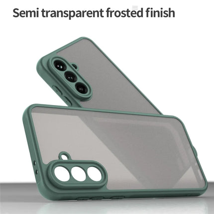 For Samsung Galaxy A36 5G Phone Case Drop Proof Airbags Frosted Translucent PC + TPU Back Cover