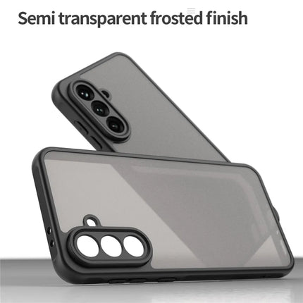 For Samsung Galaxy A56 5G Phone Case Drop Proof Airbags Frosted Translucent PC + TPU Back Cover