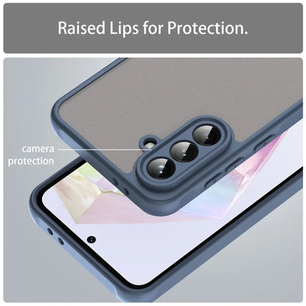 For Samsung Galaxy A56 5G Phone Case Drop Proof Airbags Frosted Translucent PC + TPU Back Cover