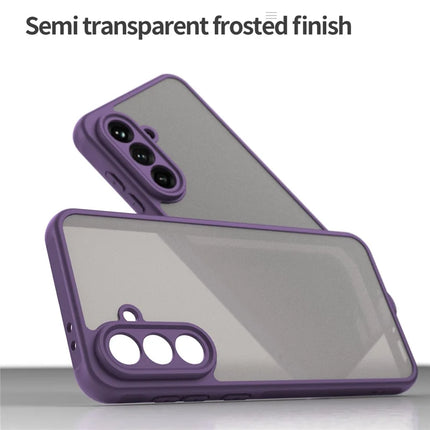 For Samsung Galaxy A56 5G Phone Case Drop Proof Airbags Frosted Translucent PC + TPU Back Cover