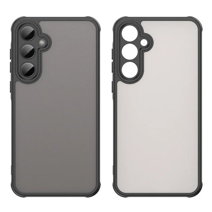 For Samsung Galaxy A35 5G Phone Case Drop Proof Airbags Frosted Translucent PC + TPU Back Cover