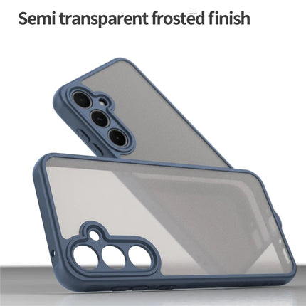 For Samsung Galaxy A35 5G Phone Case Drop Proof Airbags Frosted Translucent PC + TPU Back Cover