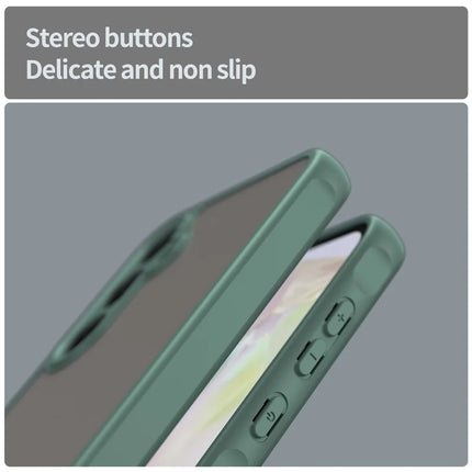 For Samsung Galaxy A35 5G Phone Case Drop Proof Airbags Frosted Translucent PC + TPU Back Cover