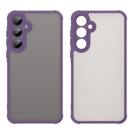 For Samsung Galaxy A35 5G Phone Case Drop Proof Airbags Frosted Translucent PC + TPU Back Cover