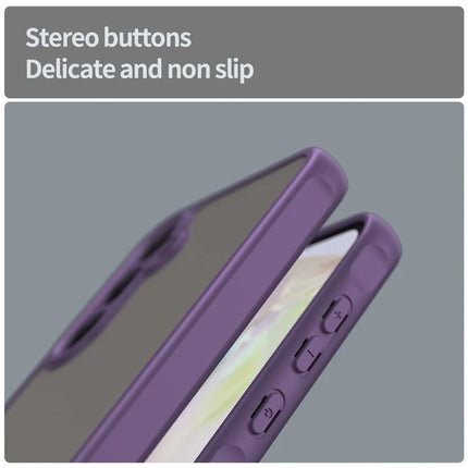 For Samsung Galaxy A35 5G Phone Case Drop Proof Airbags Frosted Translucent PC + TPU Back Cover