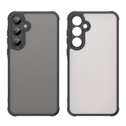 For Samsung Galaxy A55 5G Phone Case Drop Proof Airbags Frosted Translucent PC + TPU Back Cover