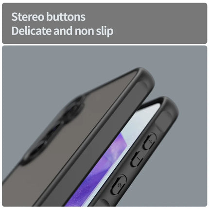 For Samsung Galaxy A55 5G Phone Case Drop Proof Airbags Frosted Translucent PC + TPU Back Cover