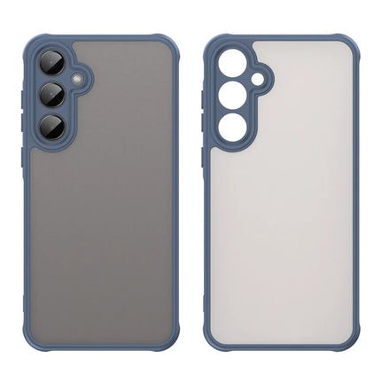 For Samsung Galaxy A55 5G Phone Case Drop Proof Airbags Frosted Translucent PC + TPU Back Cover