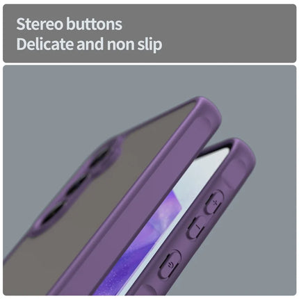 For Samsung Galaxy A55 5G Phone Case Drop Proof Airbags Frosted Translucent PC + TPU Back Cover
