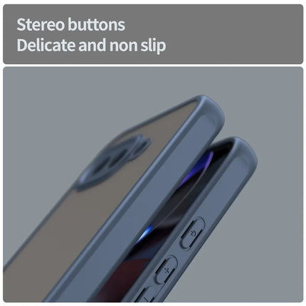 For Google Pixel 9a Phone Case Drop Proof Airbags Frosted Translucent PC + TPU Back Cover