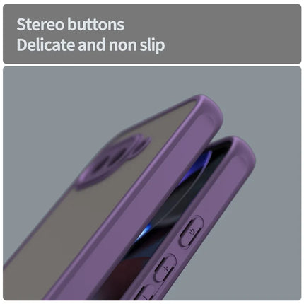 For Google Pixel 9a Phone Case Drop Proof Airbags Frosted Translucent PC + TPU Back Cover