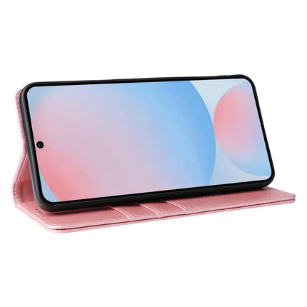 For Samsung Galaxy A56 5G Case RFID Blocking PU Leather Phone Wallet Cover