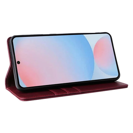 For Samsung Galaxy A56 5G Case RFID Blocking PU Leather Phone Wallet Cover