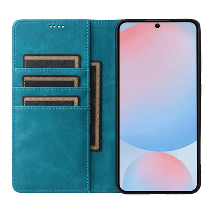 For Samsung Galaxy A56 5G Case RFID Blocking PU Leather Phone Wallet Cover