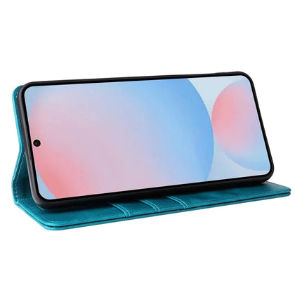 For Samsung Galaxy A56 5G Case RFID Blocking PU Leather Phone Wallet Cover