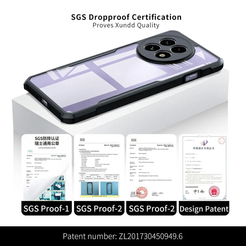 ShopCaseCart Premium Quality OnePlus Ace 5 5G / 5 Pro 5G Protective cover Dropproof TPU + Acrylic Clear Back Phone Guard