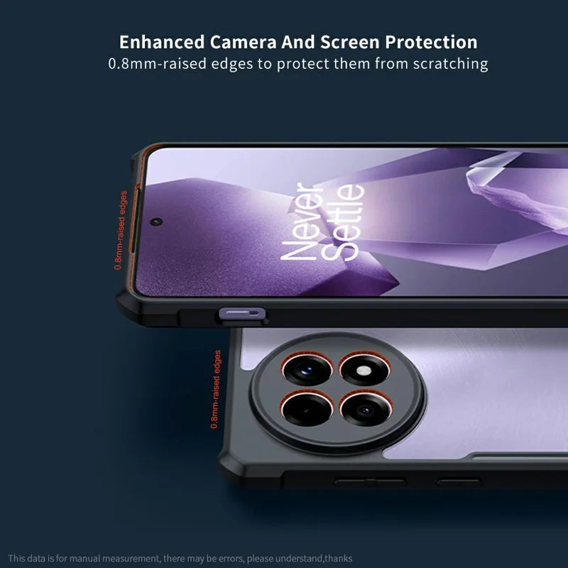 ShopCaseCart Premium Quality OnePlus Ace 5 5G / 5 Pro 5G Protective cover Dropproof TPU + Acrylic Clear Back Phone Guard
