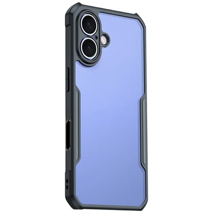 XUNDD For iPhone 16 Plus Case with Camera Touch Control Button TPU + PC Back Cover
