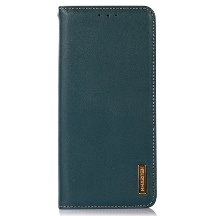 KHAZNEH For iPhone 16e Case Wallet Genuine Cow Leather Phone Cover Nappa Texture