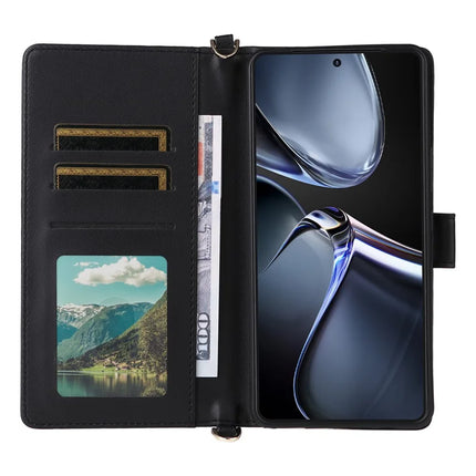 For Asus Zenfone 12 Ultra 5G Case with Shoulder Strap Wallet Leather Phone Cover