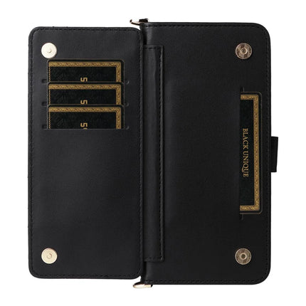 For Asus Zenfone 12 Ultra 5G Case with Shoulder Strap Wallet Leather Phone Cover