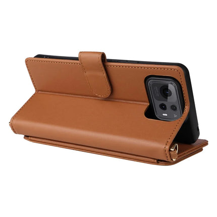 For Asus Zenfone 12 Ultra 5G Case with Shoulder Strap Wallet Leather Phone Cover