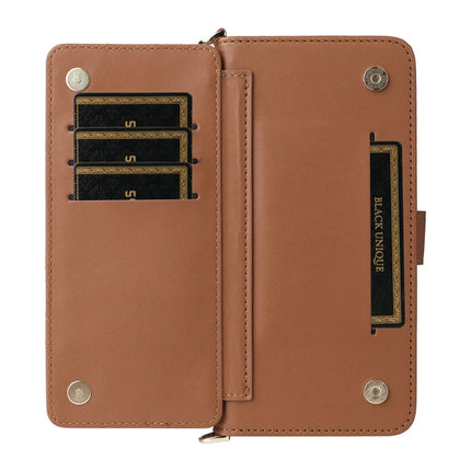 For Asus Zenfone 12 Ultra 5G Case with Shoulder Strap Wallet Leather Phone Cover