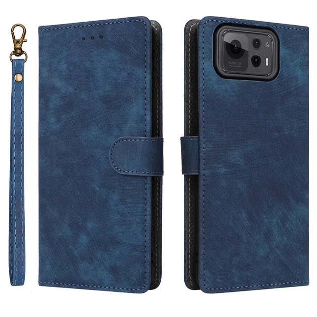 For Asus Zenfone 12 Ultra 5G Case Wallet RFID Blocking PU Leather Cover Viewing Stand - Blue