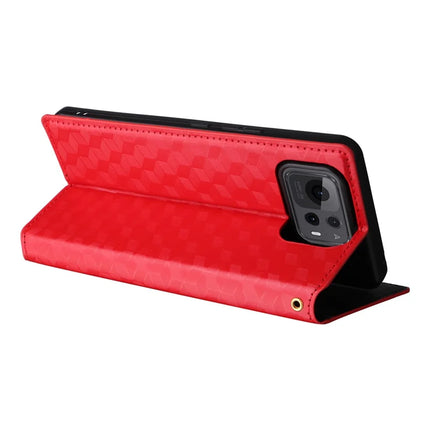 For Asus Zenfone 12 Ultra 5G Case Wallet Rhombus Imprinted Leather Phone Cover