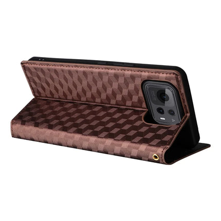 For Asus Zenfone 12 Ultra 5G Case Wallet Rhombus Imprinted Leather Phone Cover