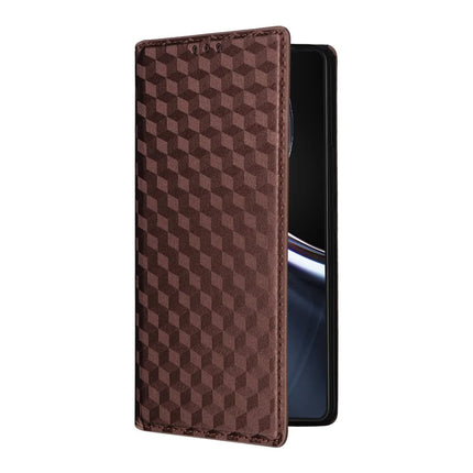 For Asus Zenfone 12 Ultra 5G Case Wallet Rhombus Imprinted Leather Phone Cover
