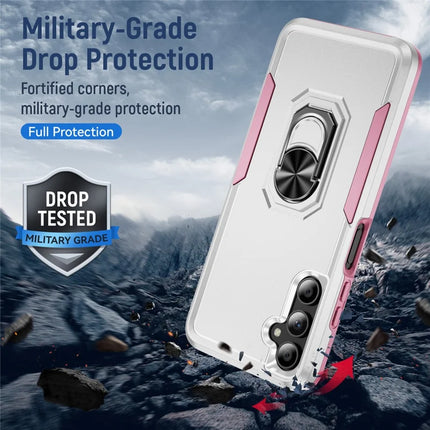 For Samsung Galaxy A05s 4G Case Military Grade Ring Kickstand PC+TPU Phone Cover