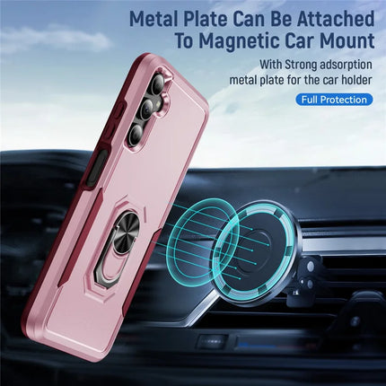 For Samsung Galaxy A05s 4G Case Military Grade Ring Kickstand PC+TPU Phone Cover