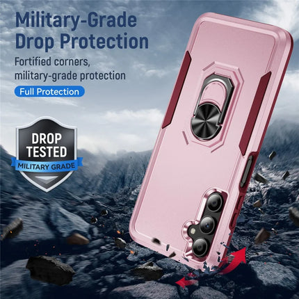 For Samsung Galaxy A05s 4G Case Military Grade Ring Kickstand PC+TPU Phone Cover