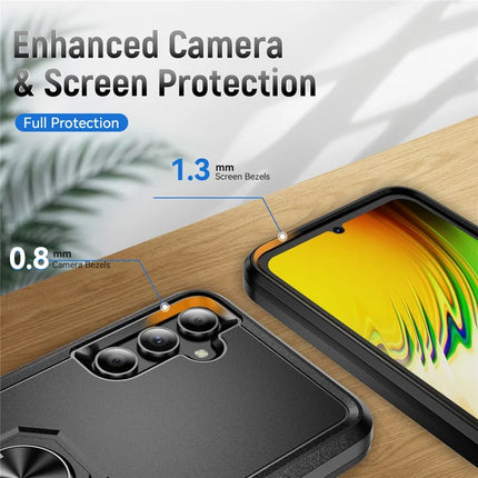 For Samsung Galaxy A05s 4G Case Military Grade Ring Kickstand PC+TPU Phone Cover