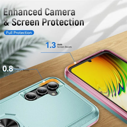 For Samsung Galaxy A05s 4G Case Military Grade Ring Kickstand PC+TPU Phone Cover