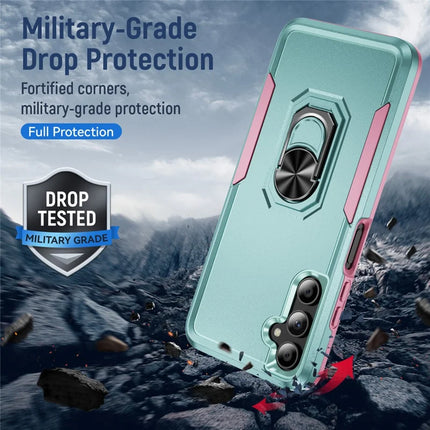 For Samsung Galaxy A05s 4G Case Military Grade Ring Kickstand PC+TPU Phone Cover
